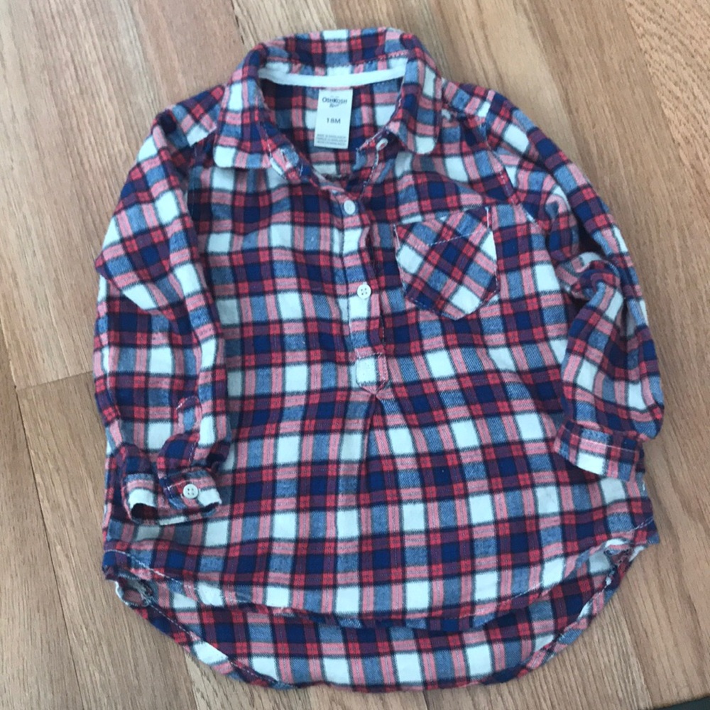 Toddler plaid shirt